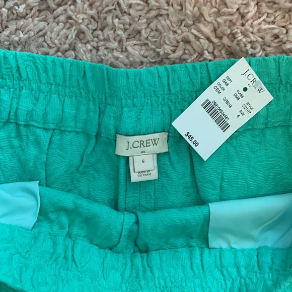 NWT - J.Crew teal linen shorts - Picture 3 of 6